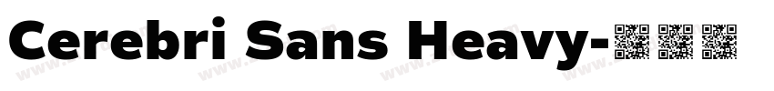 Cerebri Sans Heavy字体转换